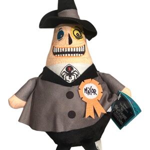 The Nightmare Before Christmas Mayor Stuffed Toy - Gray and Black